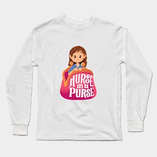 Nurse in a Purse v2 Long Sleeve T-Shirt